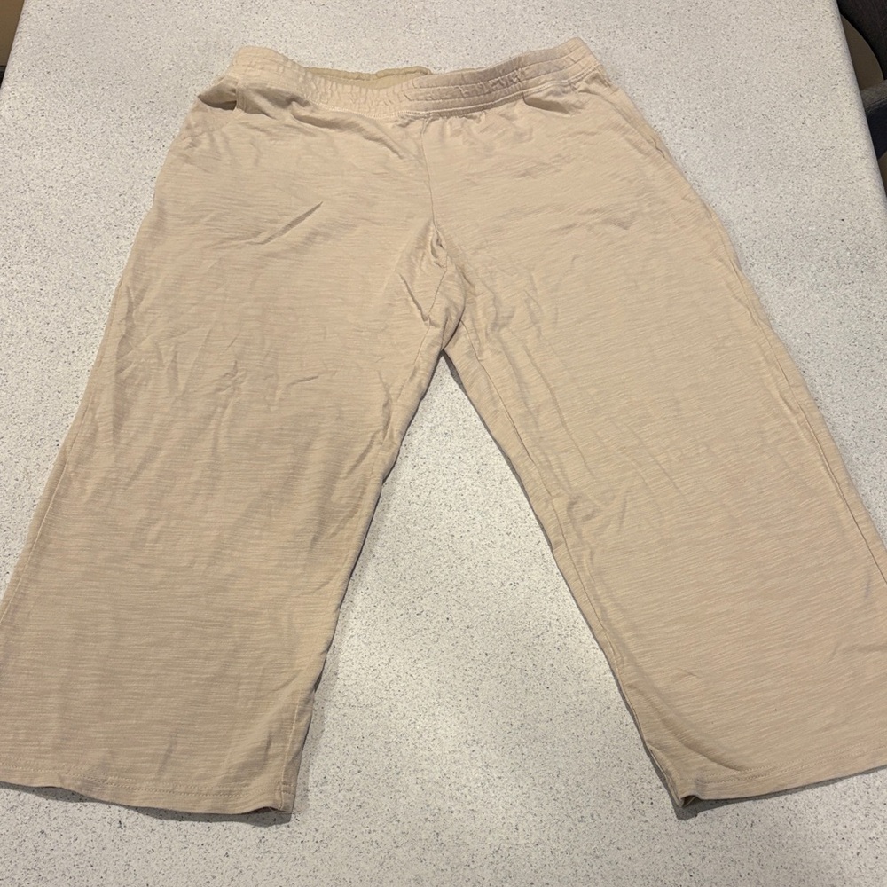 Belle by Kim Gravel Tan Capris